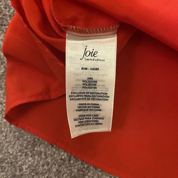 JOIE Limited Edition Women's Sleeveless Top Ruffled Neck Size XL - NWT $198 - Picture 16 of 16